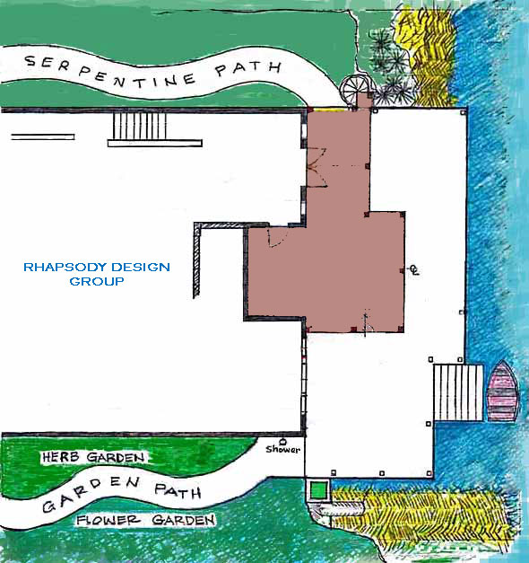 Lagoon Lounge Rear Site Plan